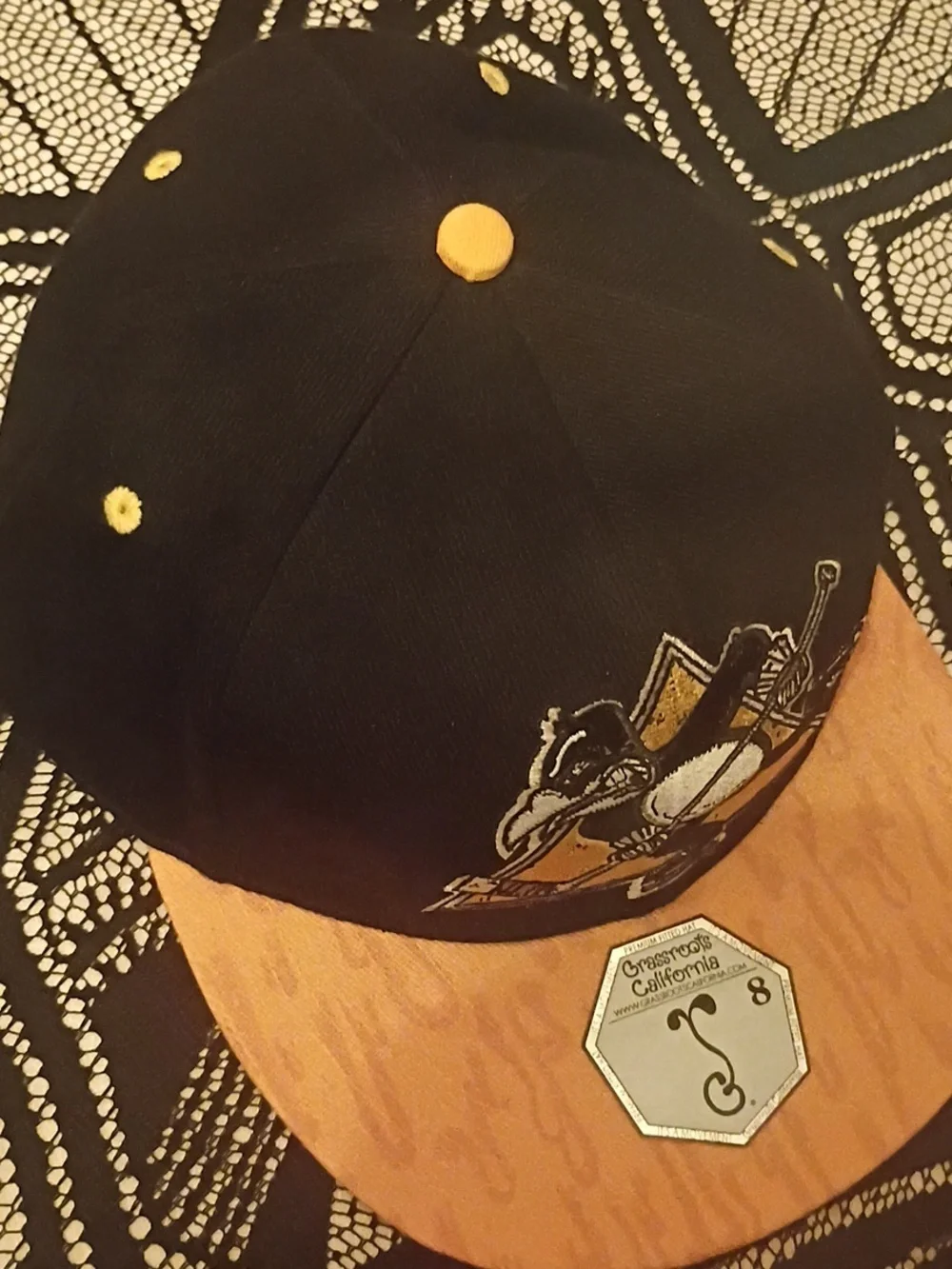 Pittsburgh Penguins Limited Edition Grassroots California Fitted Flat Brim Hat
